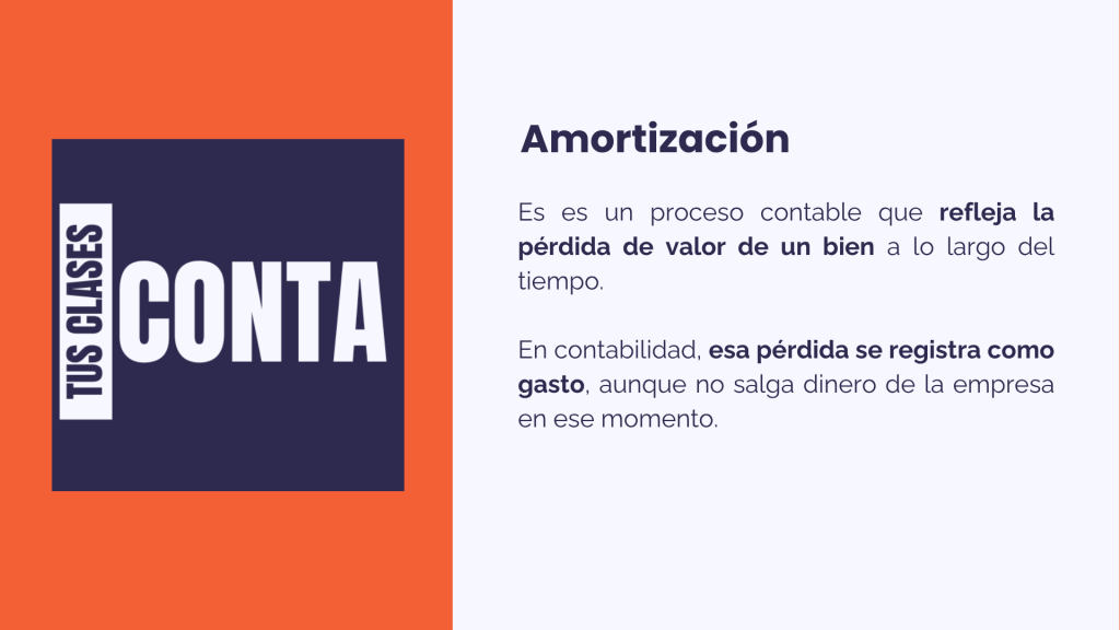 Qué es amortización contable