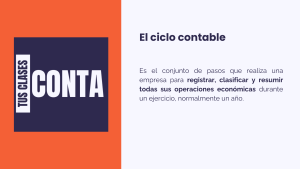 Qué es el ciclo contable