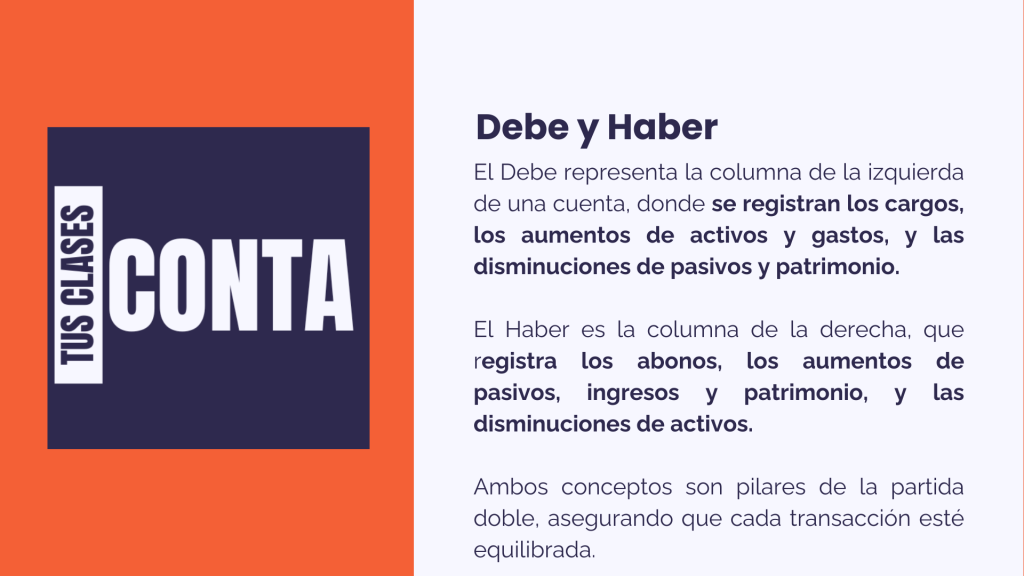 Qué es el Debe y el Haber