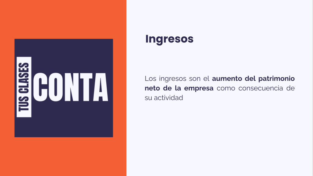 qué son los ingresos en contabilidad