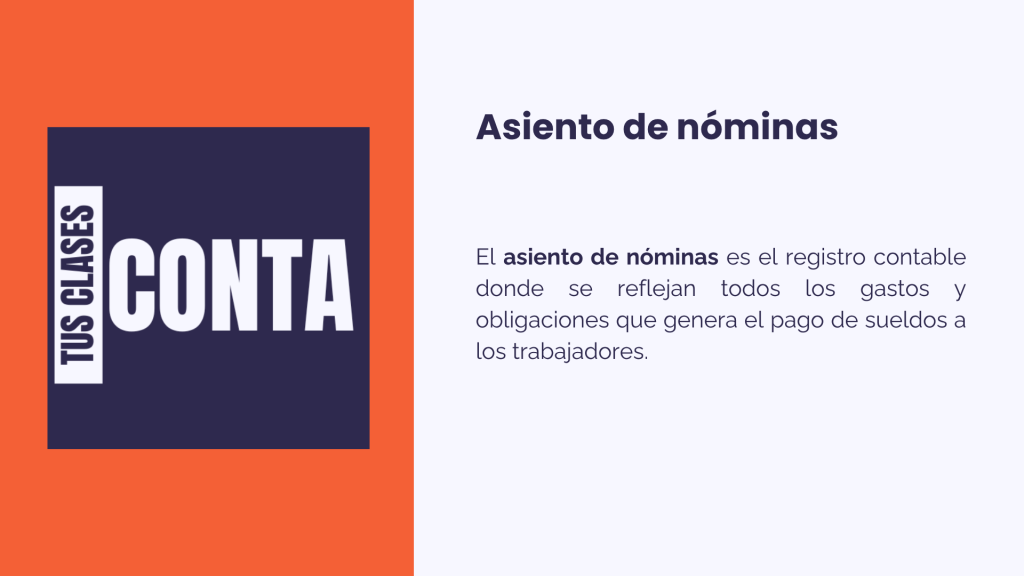 Contabilizar nómina