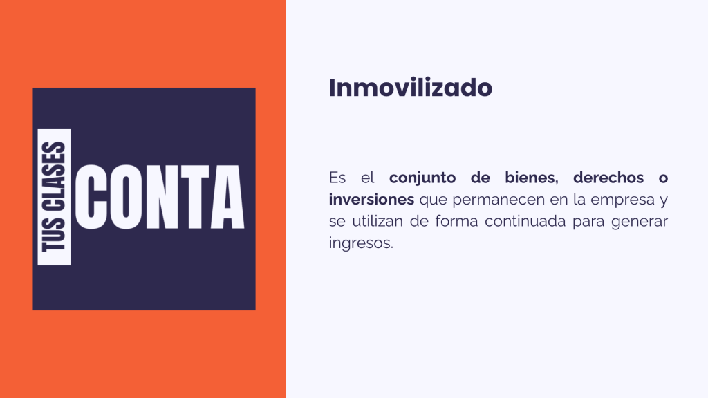 Qué es el inmovilizado